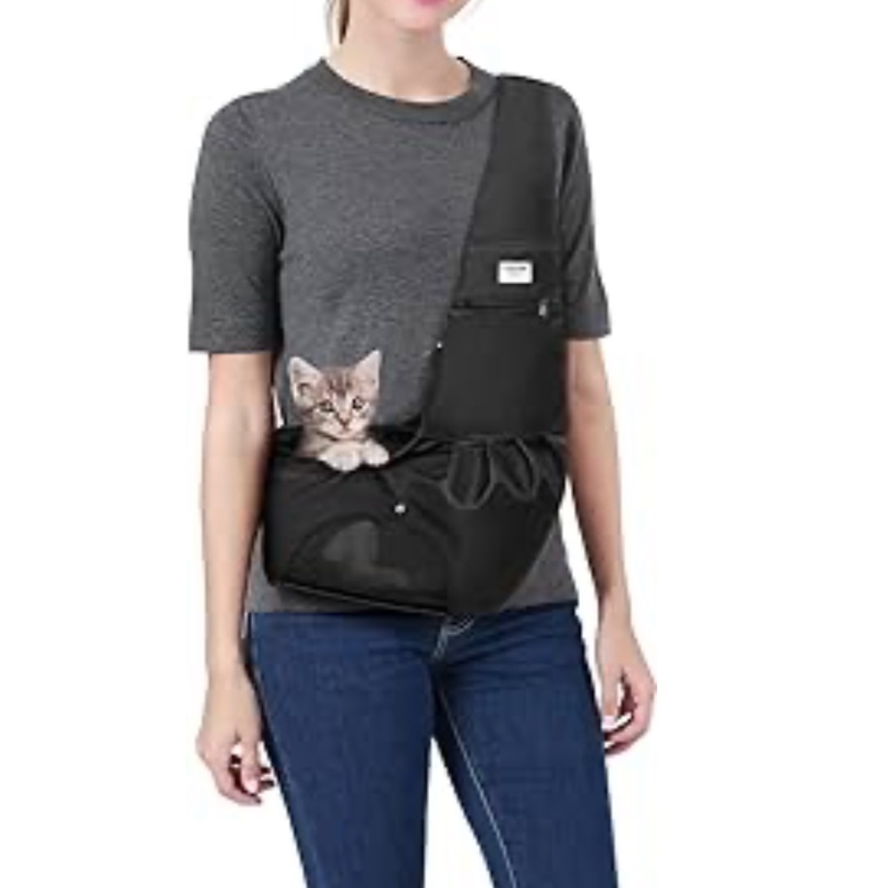 Pet sling carrier bag